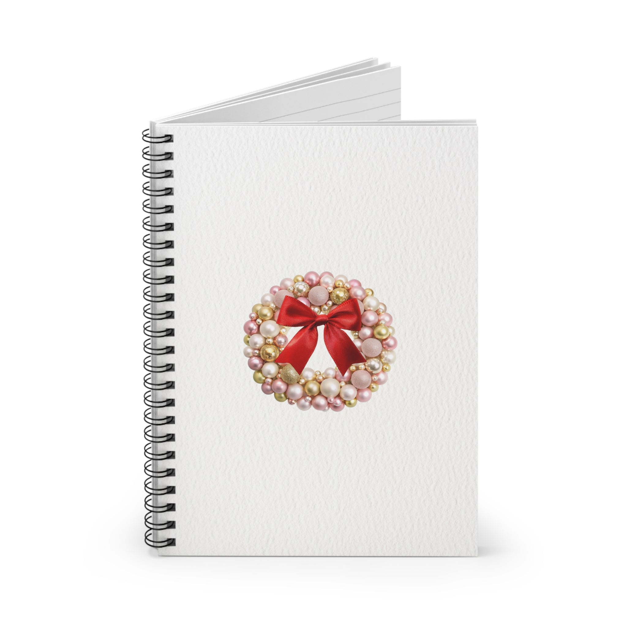 Christmas Spiral Notebook — Ruled Lined Journal for School, Work & Notes
