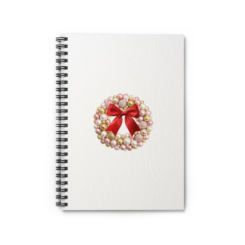 Christmas Spiral Notebook — Ruled Lined Journal for School, Work & Notes