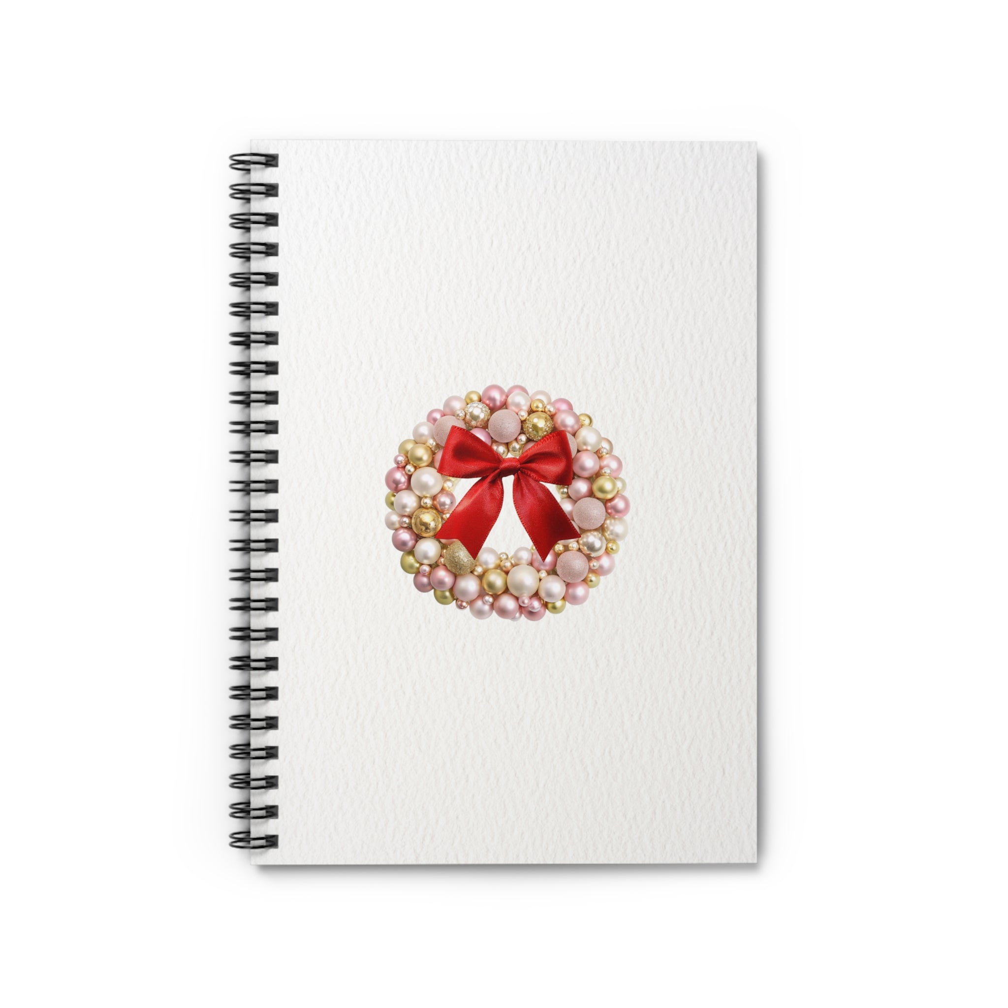 Christmas Spiral Notebook — Ruled Lined Journal for School, Work & Notes