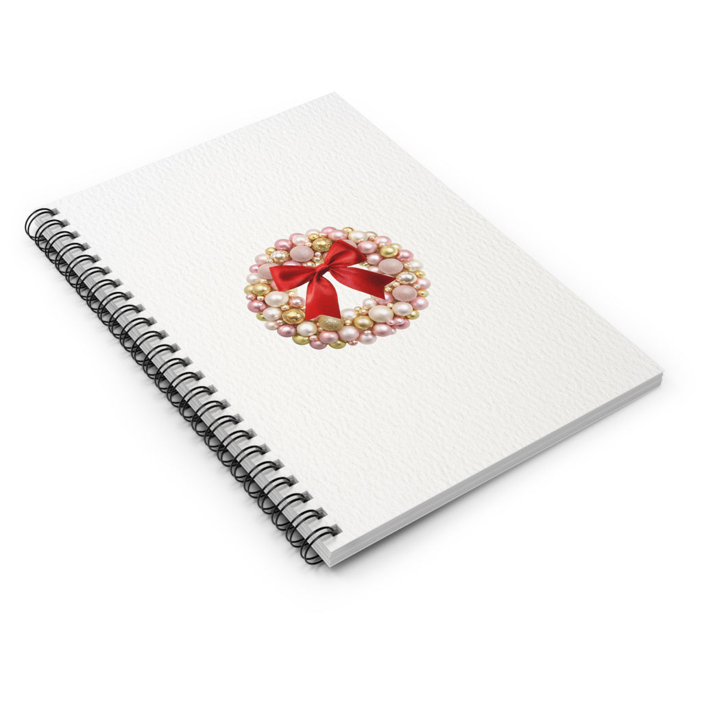 Christmas Spiral Notebook — Ruled Lined Journal for School, Work & Notes