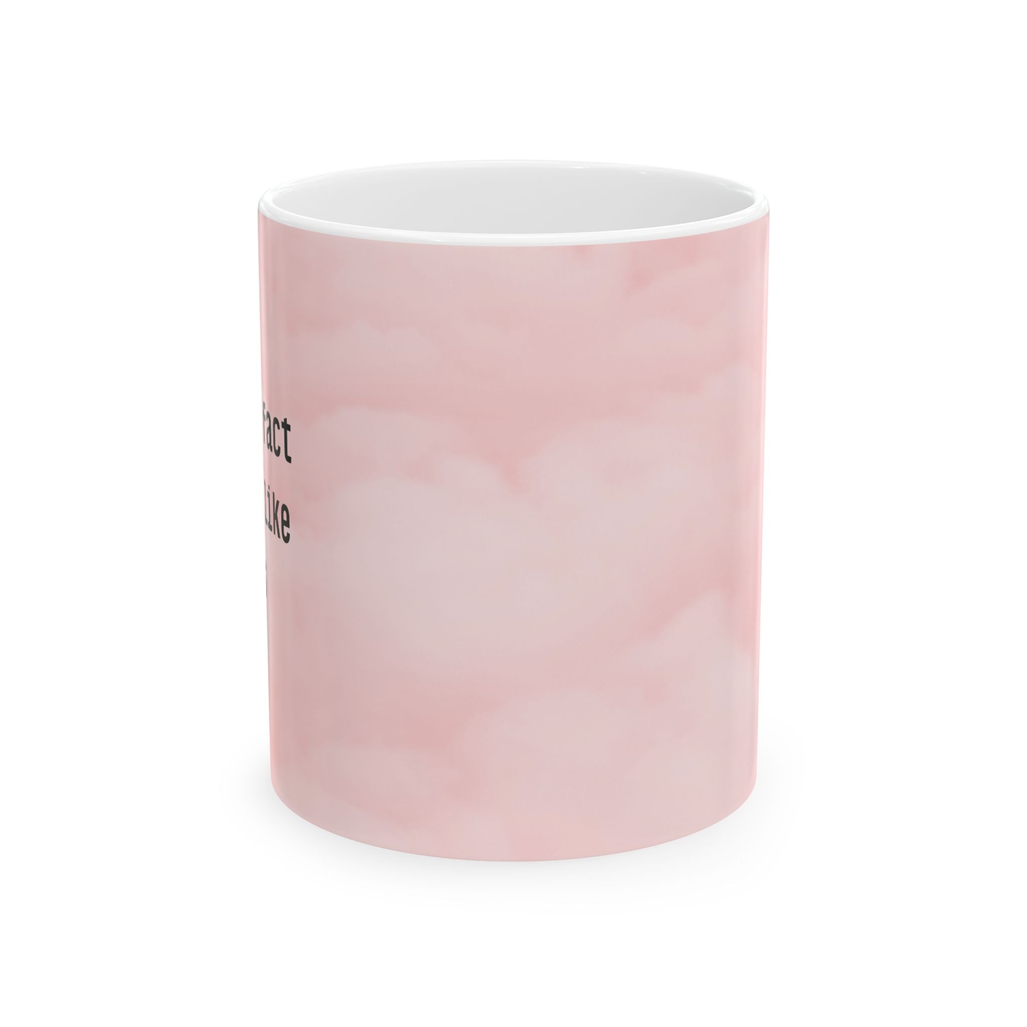 Pink Mug Plain — Glossy Ceramic Mug For Tea, Coffee and Hot Chocolate