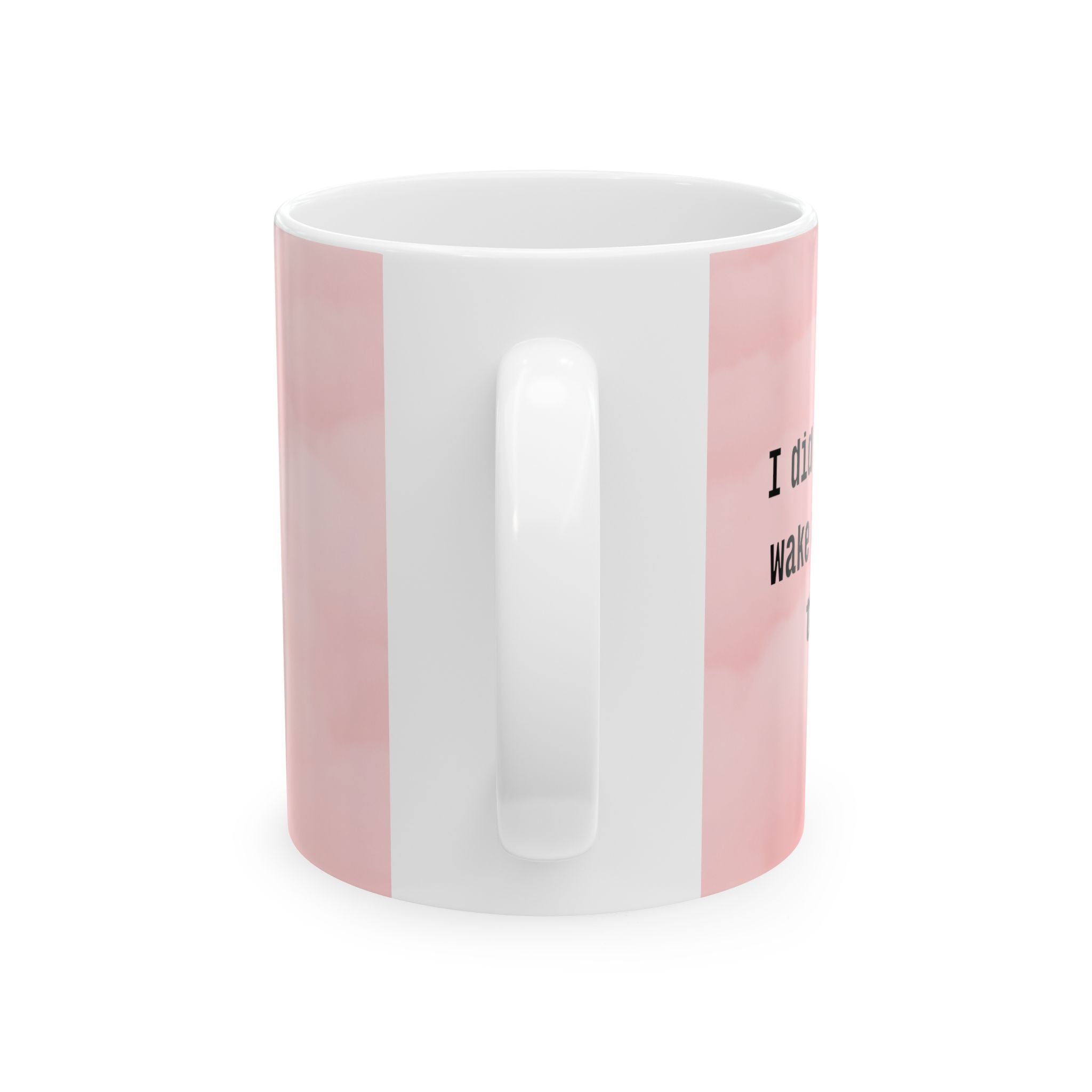 Pink Mug Plain — Glossy Ceramic Mug For Tea, Coffee and Hot Chocolate