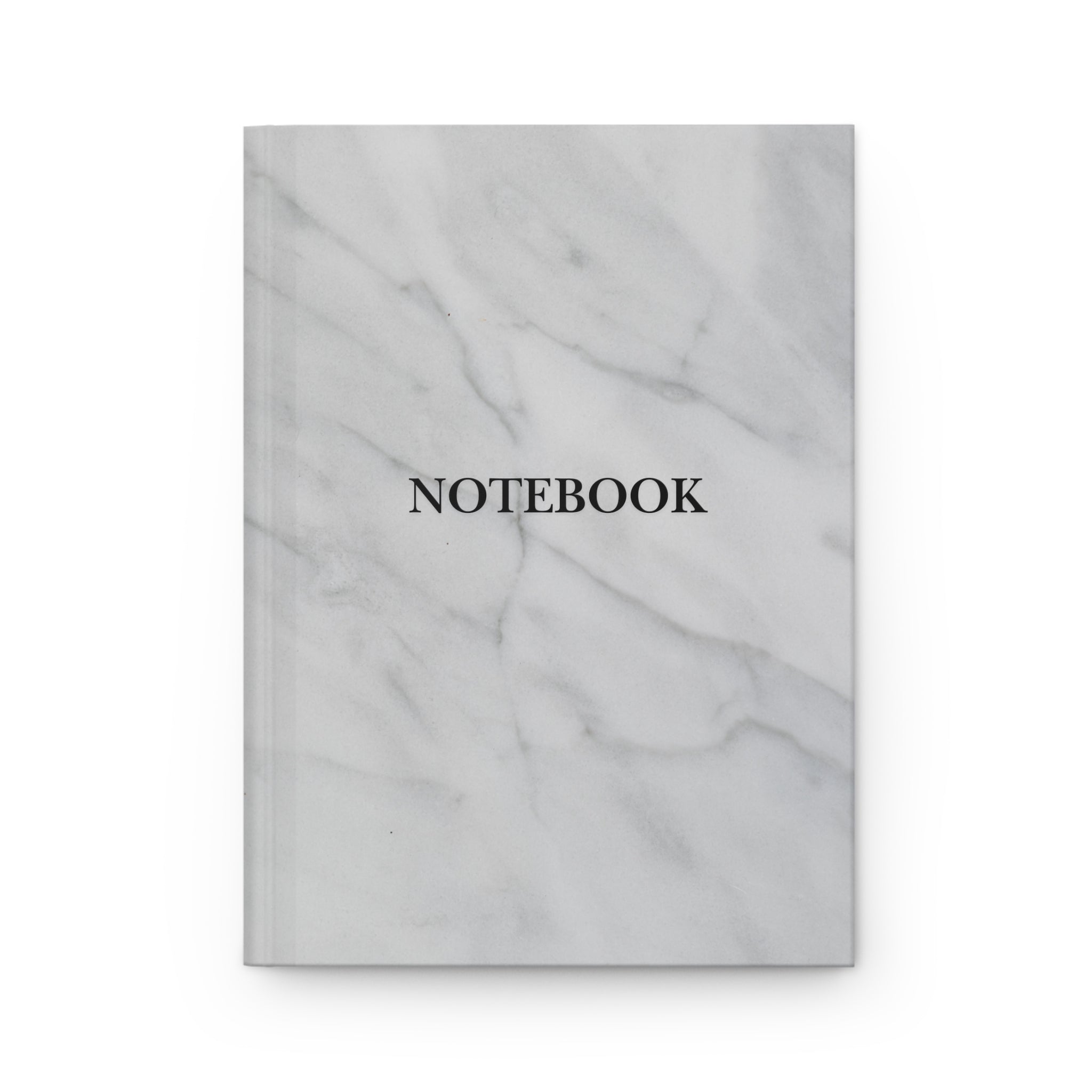 Notebook Hardcover Journal — Elegant White Marble Notebook for Notes & Planning