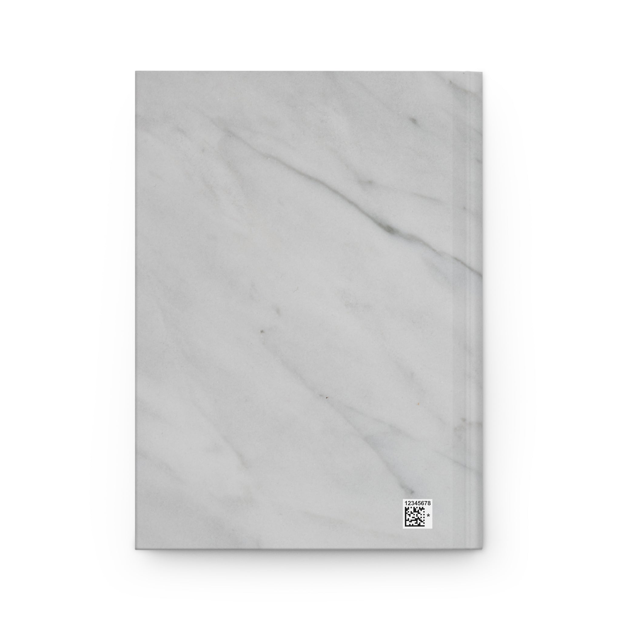 Notebook Hardcover Journal — Elegant White Marble Notebook for Notes & Planning
